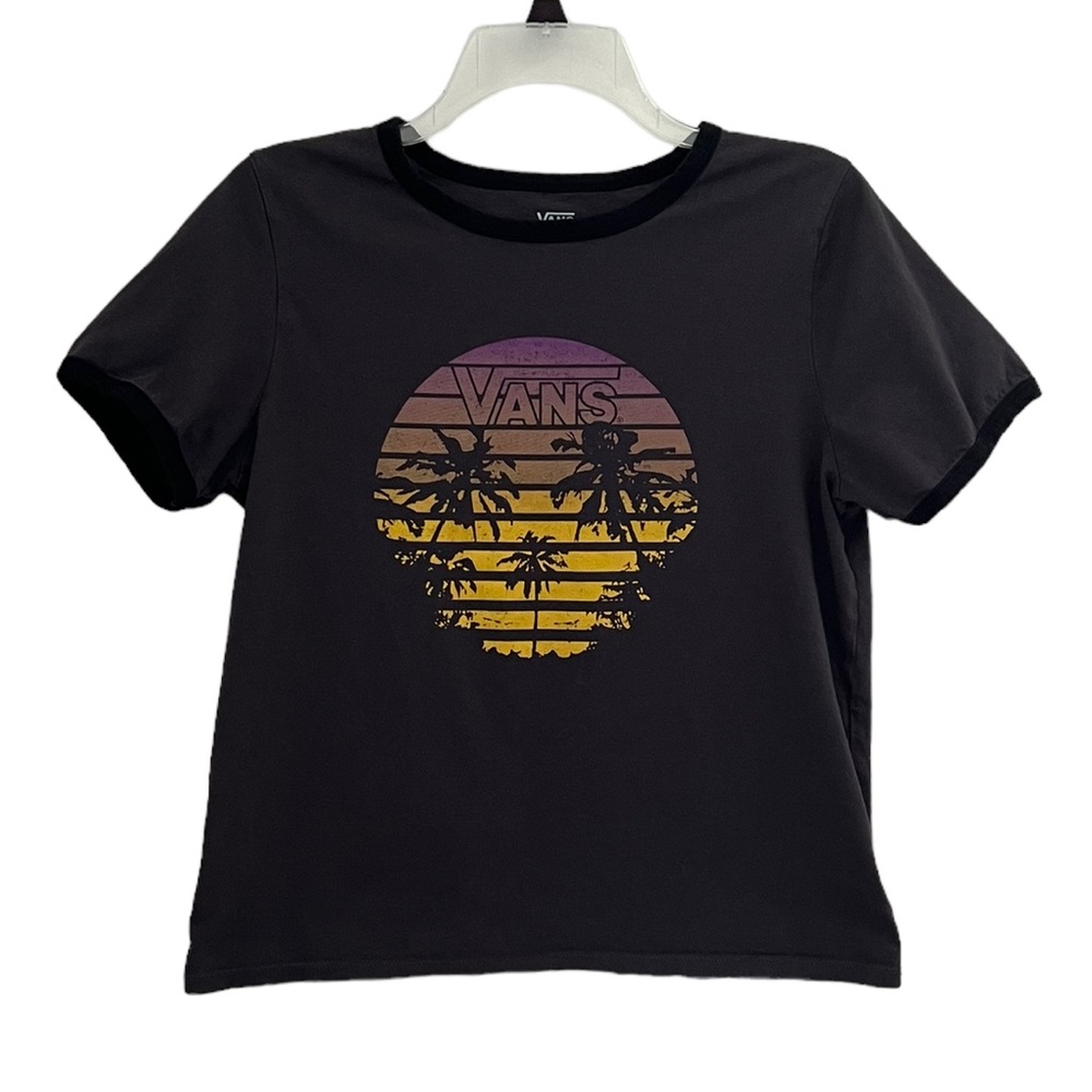 Vans Grey Distressed Graphic Tee